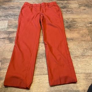 Burnt orange vintage J. Crew wool pants